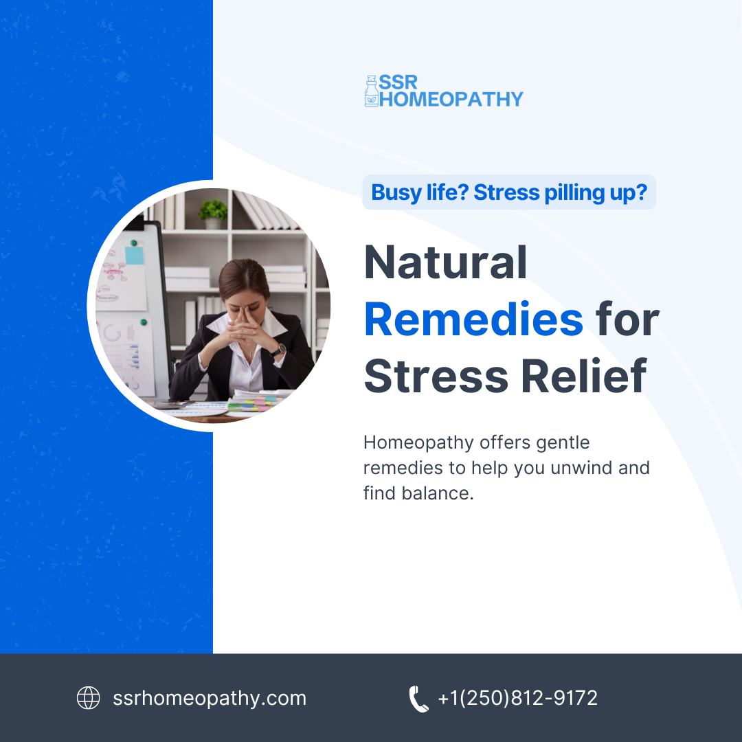 Stress relief and gentle homeopathic support